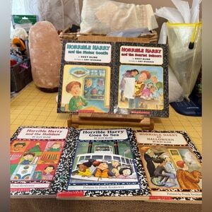 Horrible Harry Book Set of 5 Books- Colorful Covers